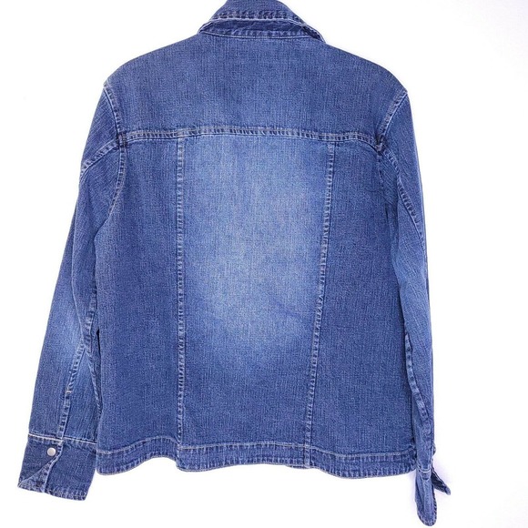 Christopher & Banks Stretch Denim Jacket | Medium - Picture 2 of 3
